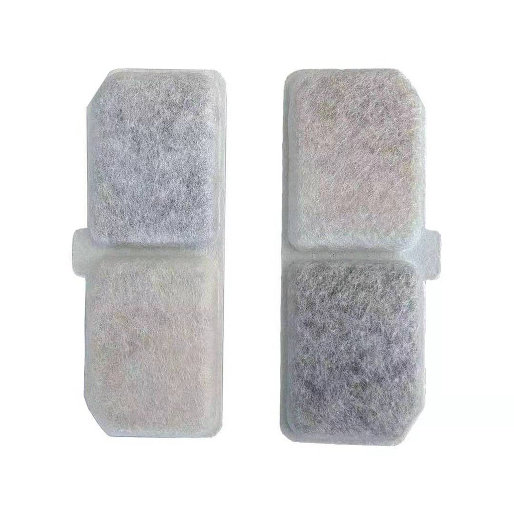 Cat Water Fountain Replacement Filters, 6 Pack Pet Fountain Filters with Activated Carbon and Sponge, Compatible with XC528 3L/101oz Automatic Cat Water Fountains