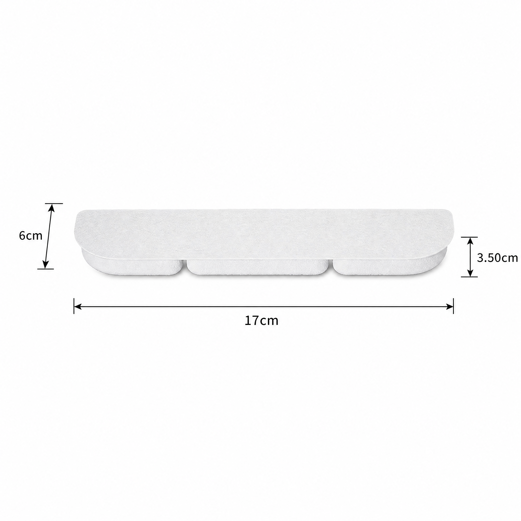6 Pack Cat Water Fountain Filters for YSJ1008 Cordless Pet Water Dispenser, Replacement Filter Pads for Wireless Pet Water Fountain, Multi-Layer Filtration with Activated Carbon, Ion Exchange Resin and Fine Fiber Cotton, Cut-to-Fit Pet Fountain Filters
