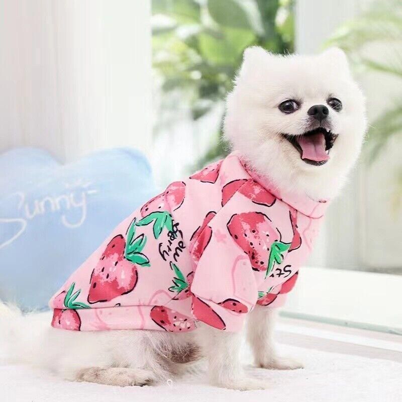 L Size Cute Pet Dog Warm Jumper Sweater Clothes Puppy Cat Knitwear Knitted Coats Winter - Yellow Duck