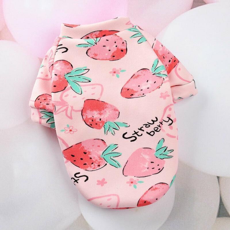 L Size Cute Pet Dog Warm Jumper Sweater Clothes Puppy Cat Knitwear Knitted Coats Winter - Blue Rabbit