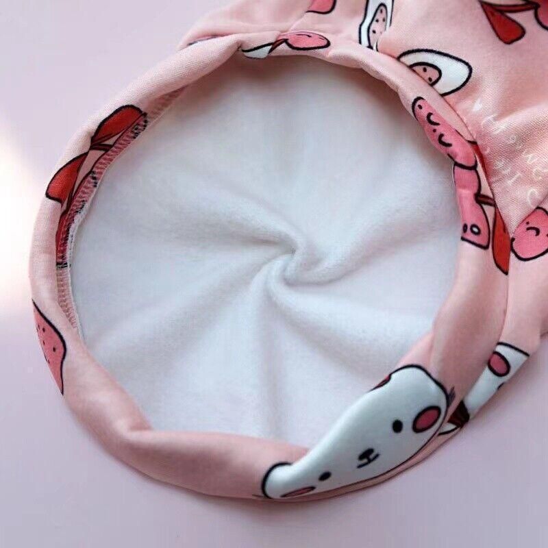 L Size Cute Pet Dog Warm Jumper Sweater Clothes Puppy Cat Knitwear Knitted Coats Winter - Blue Rabbit