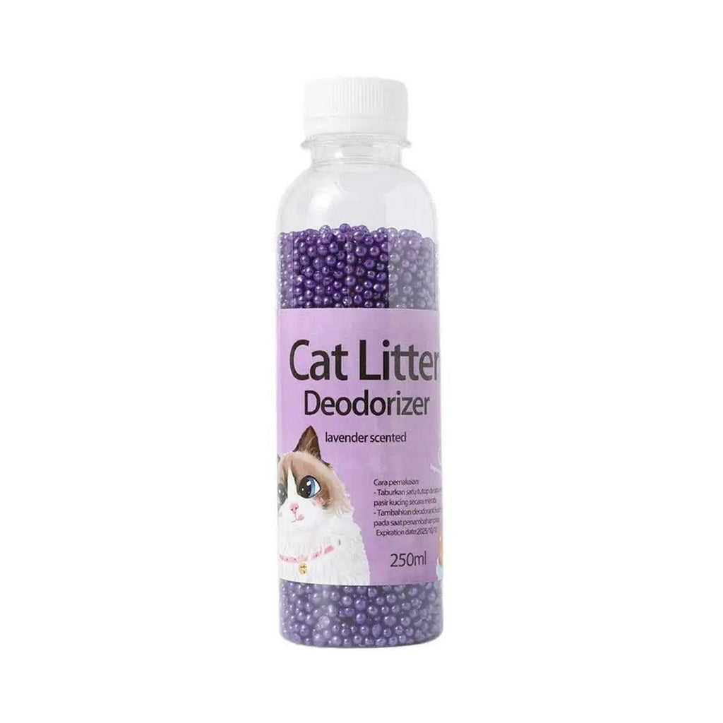 High Adsorption Cat Litter Deodorant Beads 250ml Long Lasting Odor Eliminator - Pink