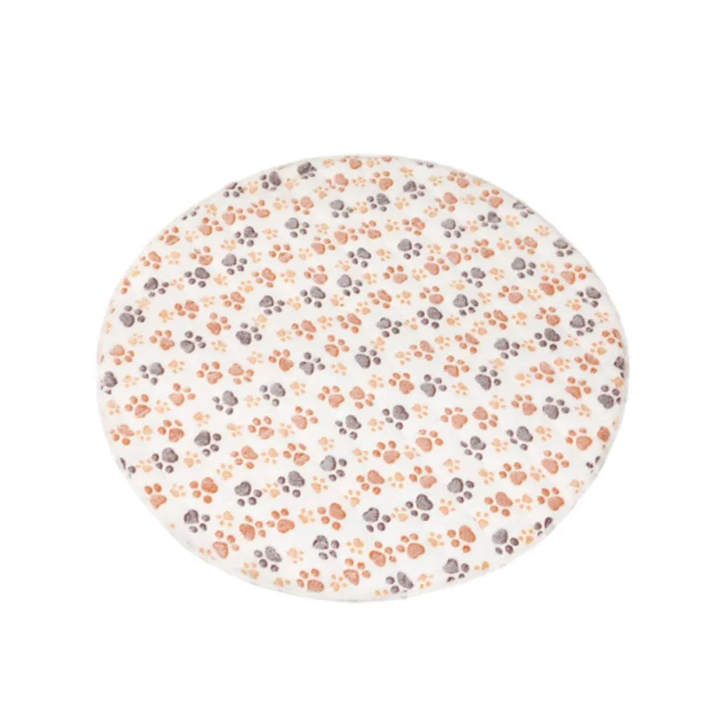 Waterproof Dog Pads Round Diaper Pads Pet Training Pads for Puppies and Dogs - White-55cm