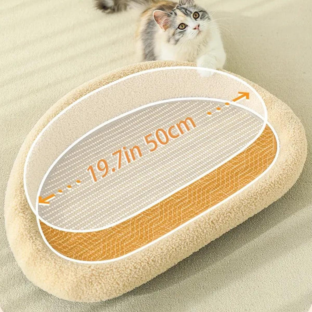 Large Cat Scratching Board Sofa Scratch Resistant Nest for Cats and Kittens - Grey