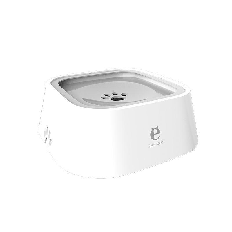 1.5L Pet Water Bowl No-Spill Design Slow Drinking Feeder with Non-Slip Base - Pink