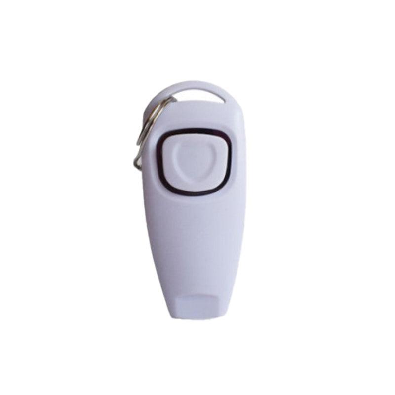 Dog Whistle and Clicker Set for Training Stop Barking Obedience Tool Combo - Pink