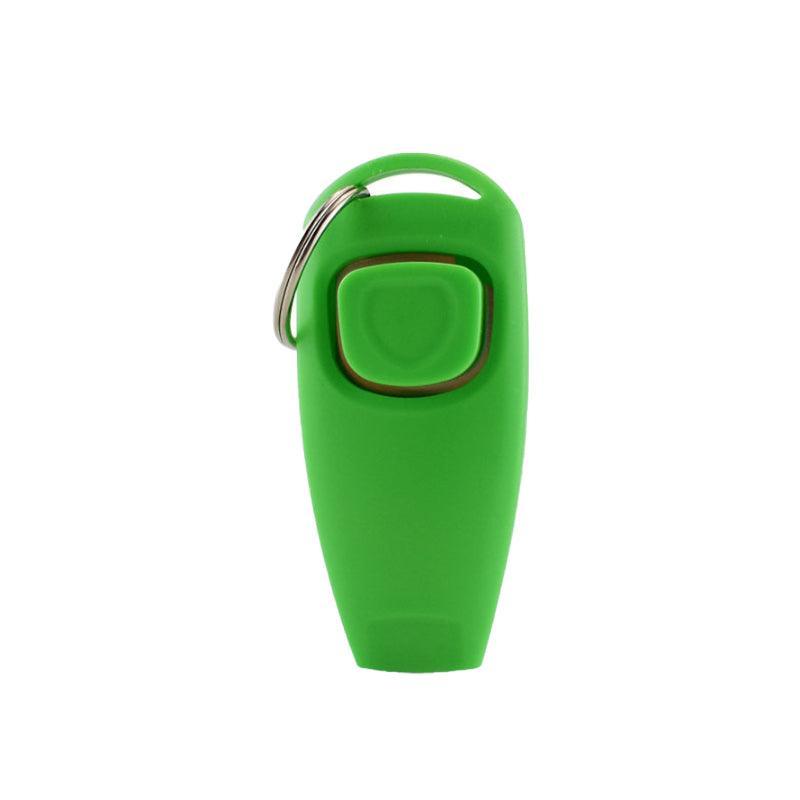 Dog Whistle and Clicker Set for Training Stop Barking Obedience Tool Combo - Red