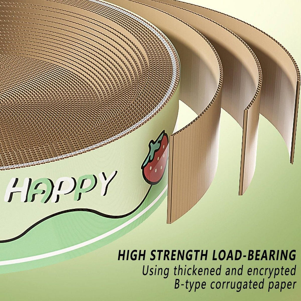 Extra-Large Oval Cat Scratching Board Durable Pet Toy Cat Kittens Wear Resistant - Rabbit