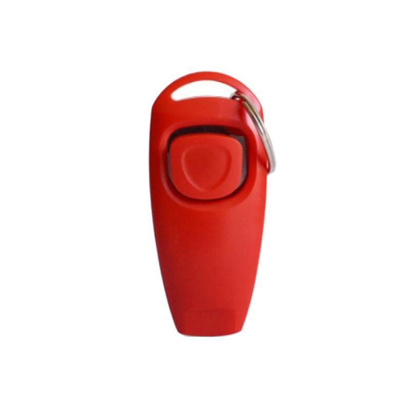 Dog Whistle and Clicker Set for Training Stop Barking Obedience Tool Combo - White