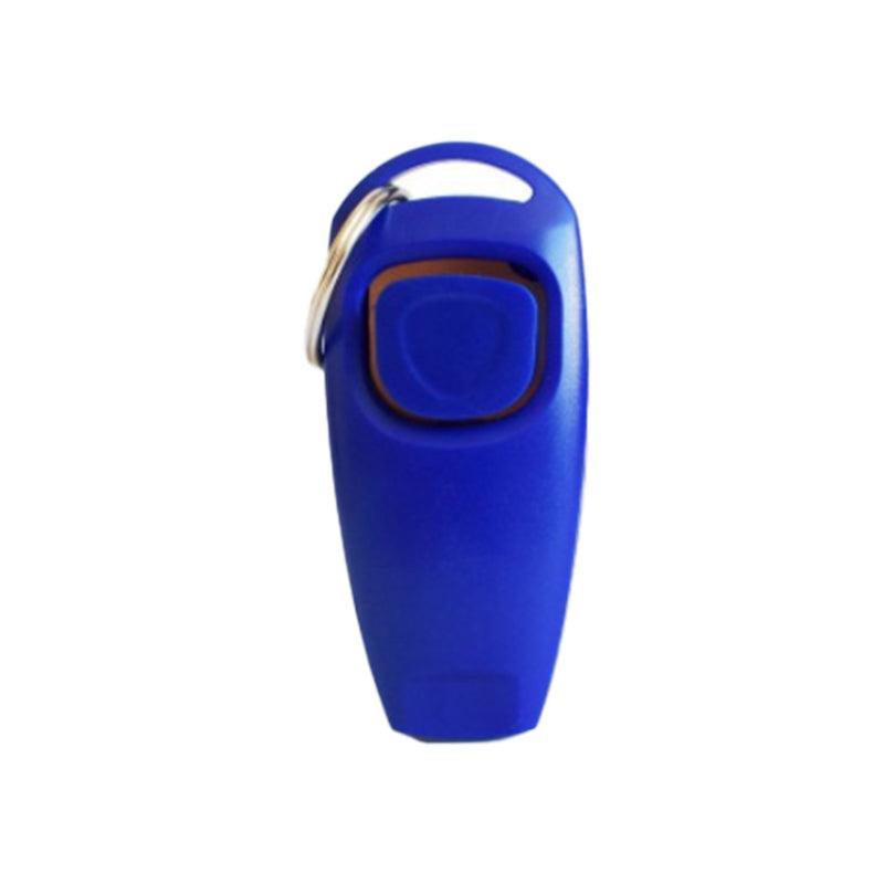 Dog Whistle and Clicker Set for Training Stop Barking Obedience Tool Combo - White