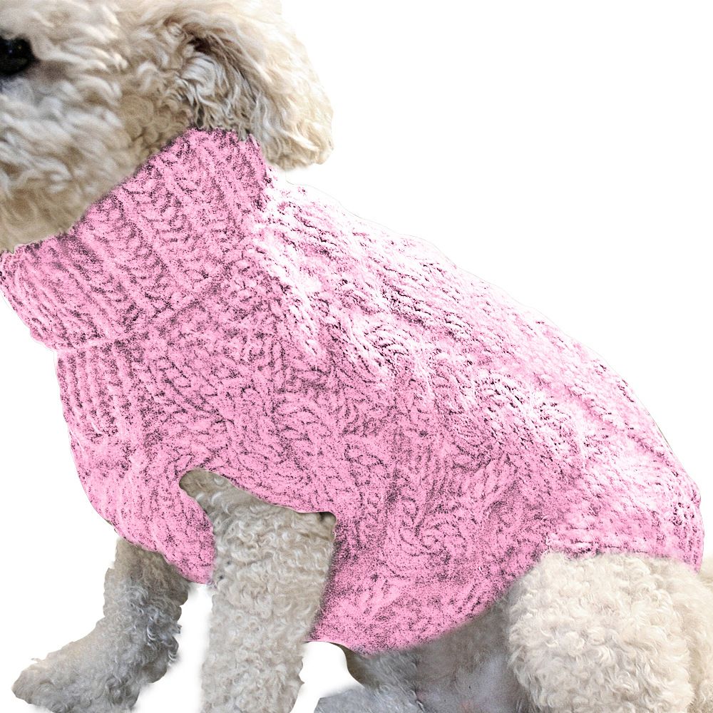 Cable Knit Dog Jumper
