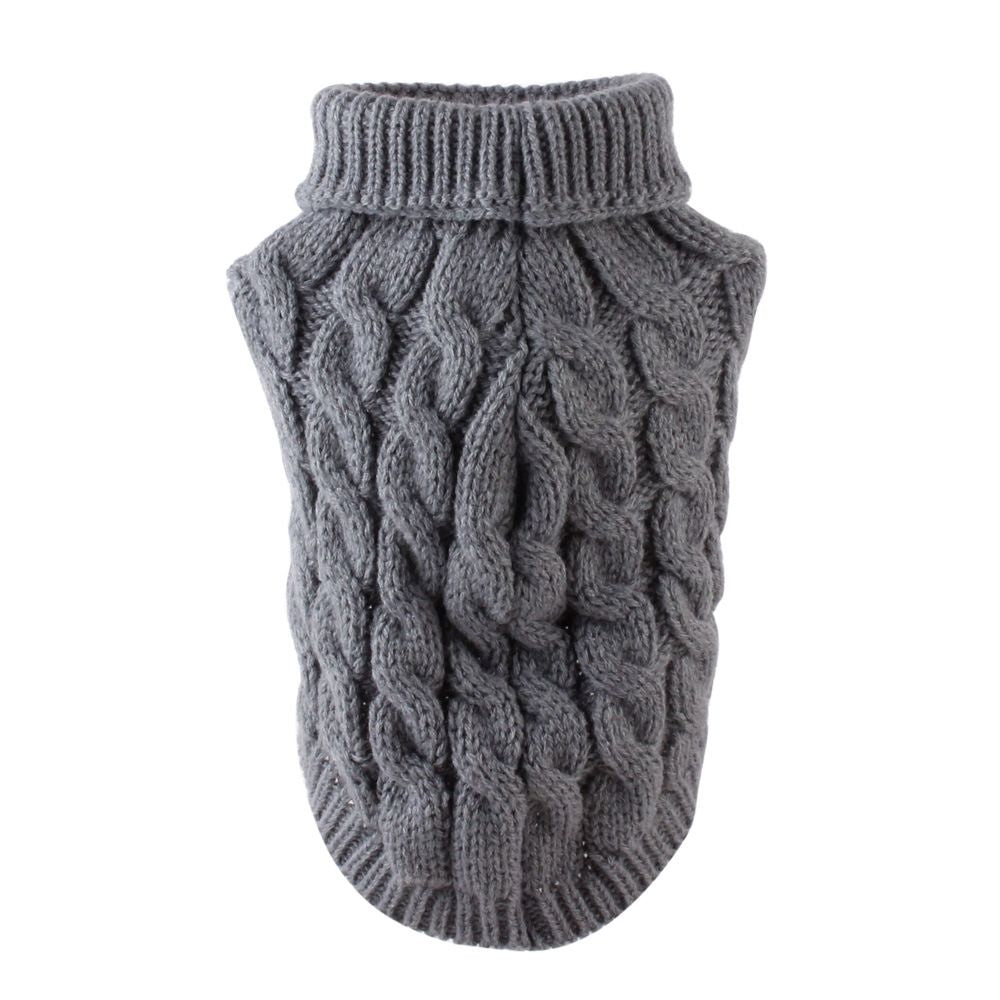 Cable Knit Dog Jumper